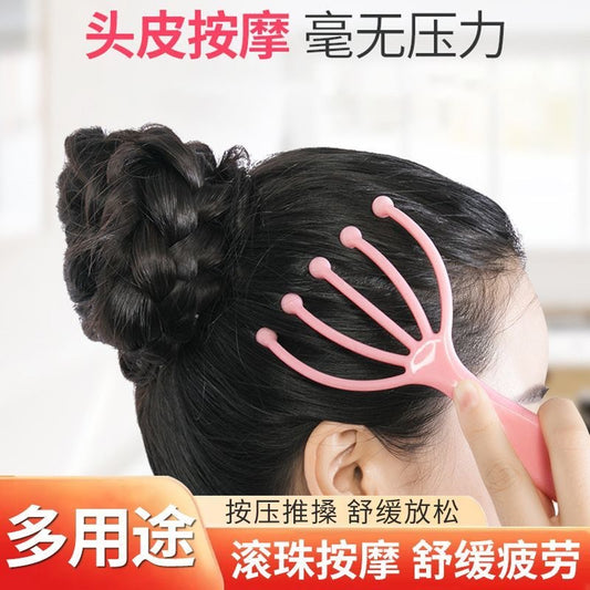 Nine-Claw Head Massager Ball Scalp Massage Comb to Knead Headache Five-Claw Massage Claw Soul Scratching Head Artifact - image 2