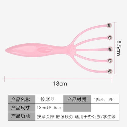 Nine-Claw Head Massager Ball Scalp Massage Comb to Knead Headache Five-Claw Massage Claw Soul Scratching Head Artifact - image 4