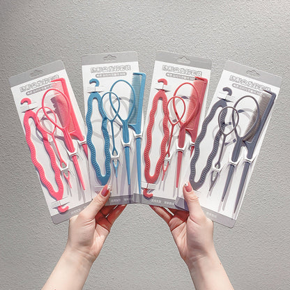 Children's Hair braiding tools updo hair styling artifact hair pulling pin Girl's braid hair tie hair wear hair pulling hair tie hair suit - image 1