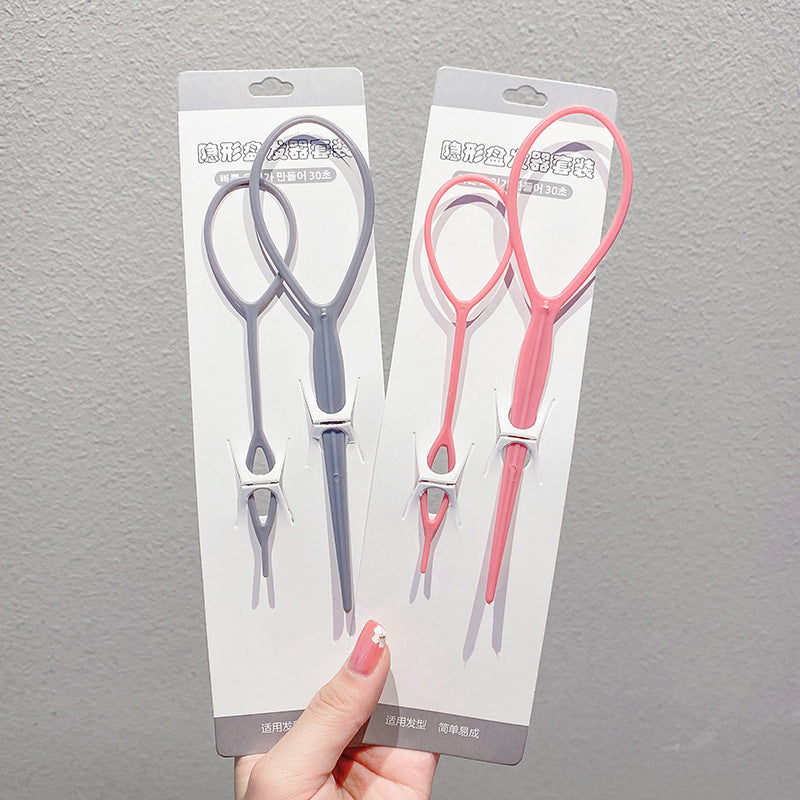 Children's Hair braiding tools updo hair styling artifact hair pulling pin Girl's braid hair tie hair wear hair pulling hair tie hair suit - image 4