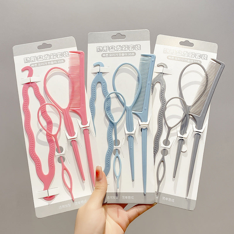 Children's Hair Braiding Tool Hair Styling Artifact Hair Styling Needle Girls' Braid Tie Hair Wear Hair Pull-out Tie Hair Set - image 3
