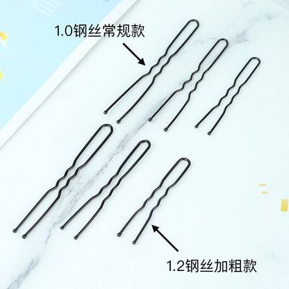 U-clip hairpin factory wholesale bridal hair accessories headdress jewelry studio dance hair clip hairpin U-clip - image 2