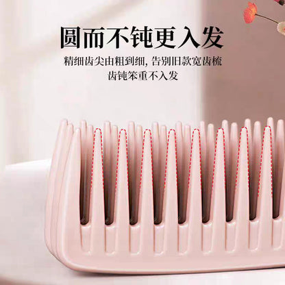 Household hair comb wide tooth hair comb Internet celebrity long hair comb plastic comb not knotted easy to comb hair comb wholesale - image 3