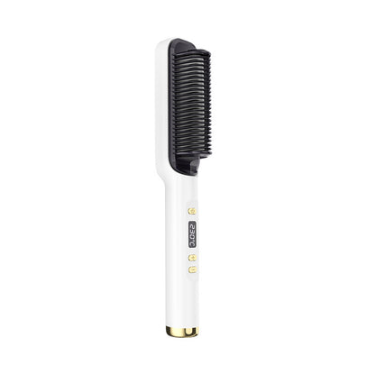 Cross-Border Lcd Hair Straightening Comb, Negative Ion Hair Straightener, Lazy Curling Iron, Dual-Use Straightening and Curling Automatic Electric Curling Comb - image 5