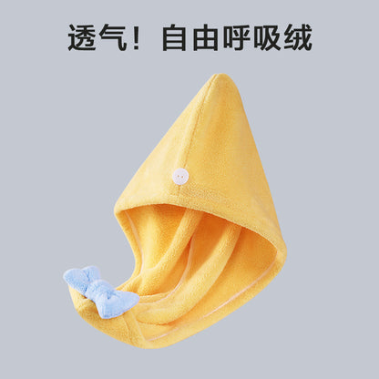 Children's Hair Drying Cap for Girls, Absorbent Head Wrap, Hair Drying Towel, Hair Wiping and Washing Cap, Children's Hair Drying Cap, Class a - image 3