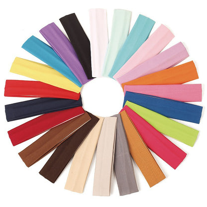Korean-style Yoga Elastic Headband Sports Yoga Fitness Cotton Sweat-absorbent Hair Band - image 2