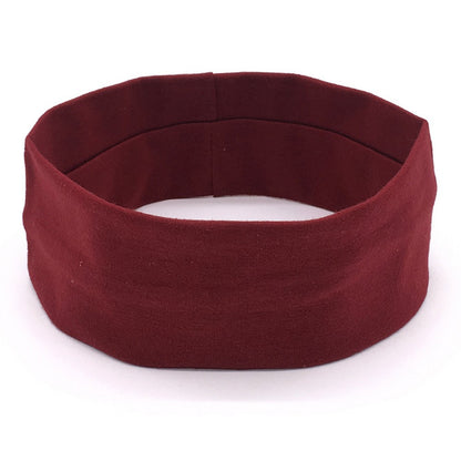 Korean-style Yoga Elastic Headband Sports Yoga Fitness Cotton Sweat-absorbent Hair Band - image 5