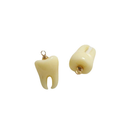 Zhentu Fun Simulation 3D Teeth Baby Teeth Pendant DIY Resin Accessories Earrings Hair Clips Phone Case Materials - image 5