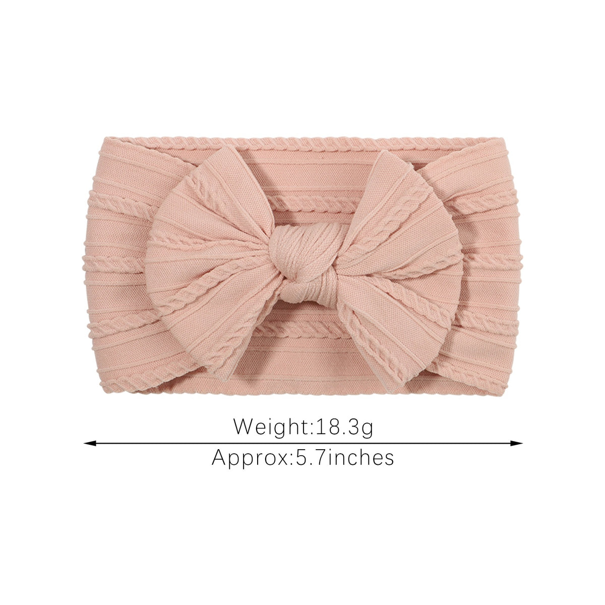 Amazon Foreign Trade Hot Selling Baby Hair Band Baby Headband Jacquard Elastic Wide Edge Bow Children Hair Band 2827 - image 3
