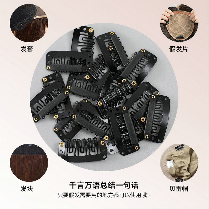3.2U Type Bb Clip Beret Windproof Six-Tooth Wig Tool Accessories Hair Extension Hair Clip DIY Wig Factory Special Use - image 2