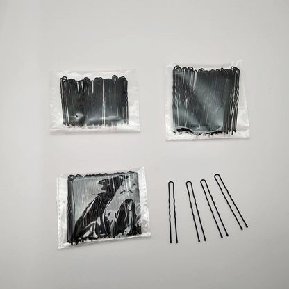 U-Shaped Clip Cross-Border Dance Studio Black Hair U-Shaped Clip Clip Wholesale One-Word Clip Steel Clip Broken Hair Clip Bangs Clip - image 4