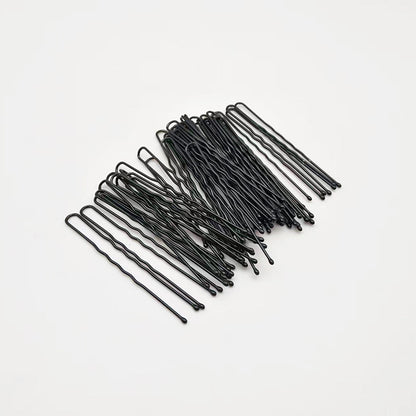 U-Shaped Clip Cross-Border Dance Studio Black Hair U-Shaped Clip Clip Wholesale One-Word Clip Steel Clip Broken Hair Clip Bangs Clip - image 5