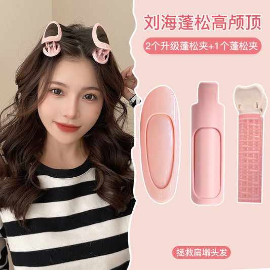 Hair Root Fluffy Top of Head Hairpin Hair Artifact High Cranial Top Air Bangs Clip Female Styling Clip Hair Curler Prehead - image 2