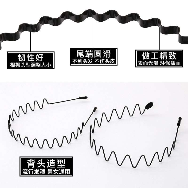 Men's Hairband Sports Invisible Headband Men's Pressed Hair Back Wash Face Bundle Hair Bundle Men's Headdress Men's Cave Hairpin - image 4