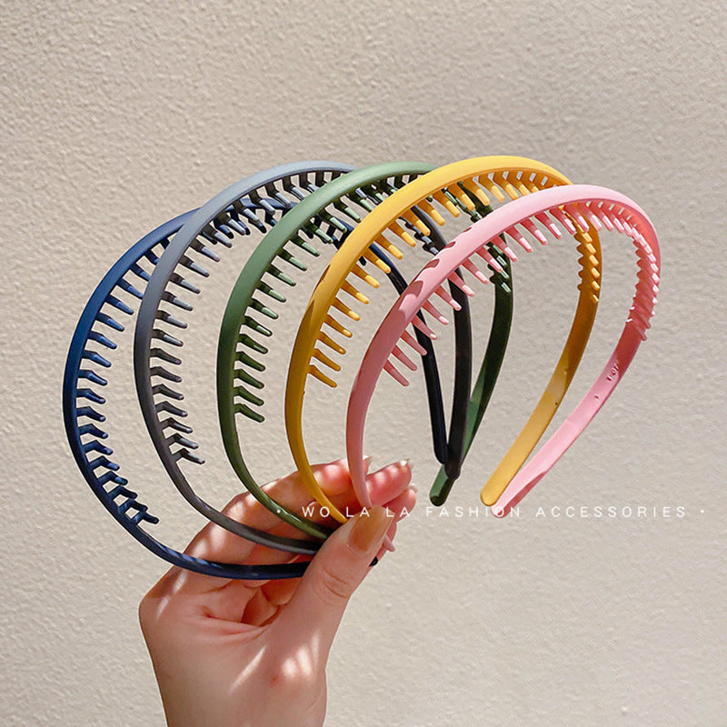 Wash Face Apply Mask Special Hair Band Non-slip Toothed Hair Pressure Hair Band Hair Clamp Internet Popular 2024 Women's Headwear Hair Bundle - image 4
