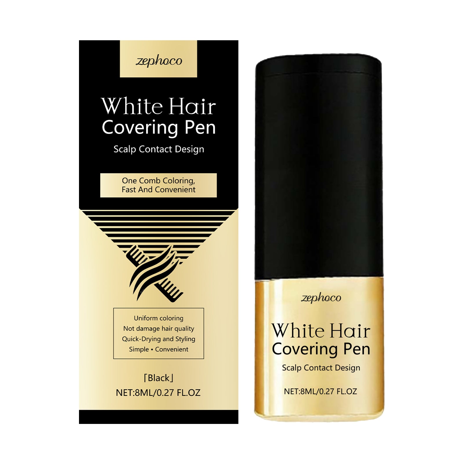 White Hair Covering Pen