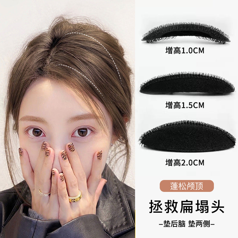 Hair fluffy artifact heightening cranial invisible hairpin hair pad head hair root bangs clip headdress pad hair clip - image 1