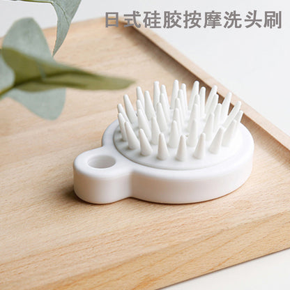 Silicone Shampoo Brush Shampoo Comb Massage Artifact Japanese Style Shampoo Comb Scalp Scratching Head Shampoo Massager - image 1