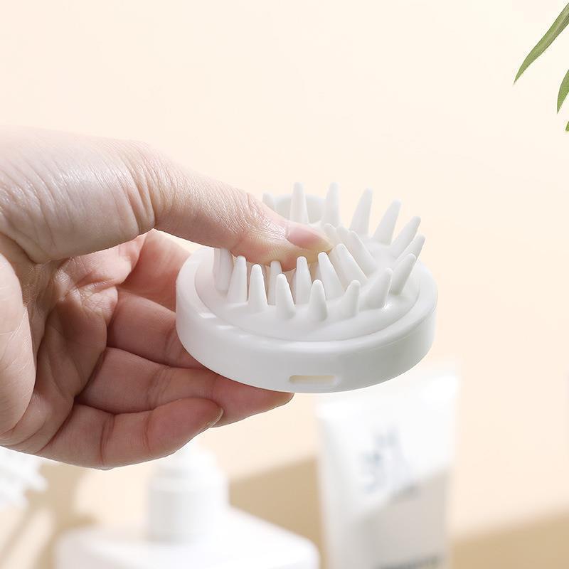 Silicone Shampoo Brush Shampoo Comb Massage Artifact Japanese Style Shampoo Comb Scalp Scratching Head Shampoo Massager - image 3