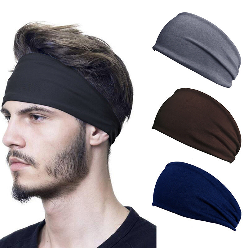 Sports Sweat-Absorbent Headband Running Fitness Forehead Protector Scarf Headband Spring and Summer Outdoor Fitness Headband European and American Style - image 1