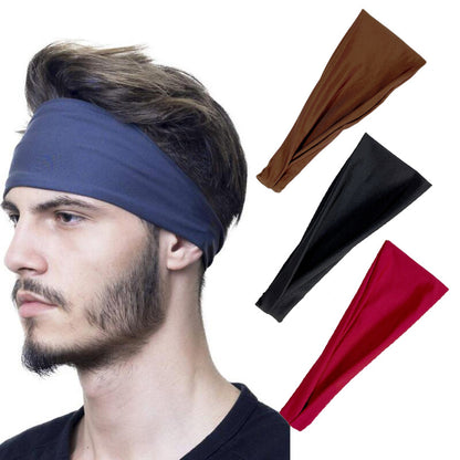 Sports Sweat-Absorbent Headband Running Fitness Forehead Protector Scarf Headband Spring and Summer Outdoor Fitness Headband European and American Style - image 3