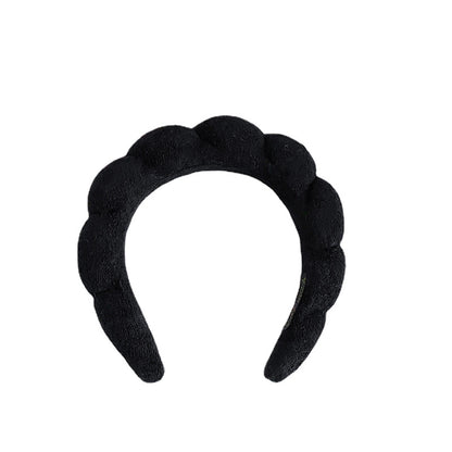 Amazon Cross-Border Cloud Twist Hairband for Women, Plush Headband, Non-Slip Wristband, European and American Hair Accessory Set - image 5