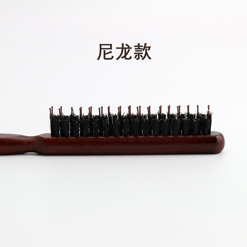 Cross-Border Boar Bristle Comb, Full Boar Bristle Comb, Three-Row Comb, Nylon Tooth Styling, Hair Comb, Hair Comb - image 4