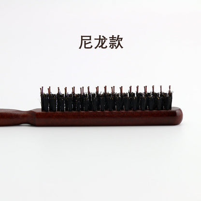 Cross-Border Boar Bristle Comb, Full Boar Bristle Comb, Three-Row Comb, Nylon Tooth Styling, Hair Comb, Hair Comb - image 4