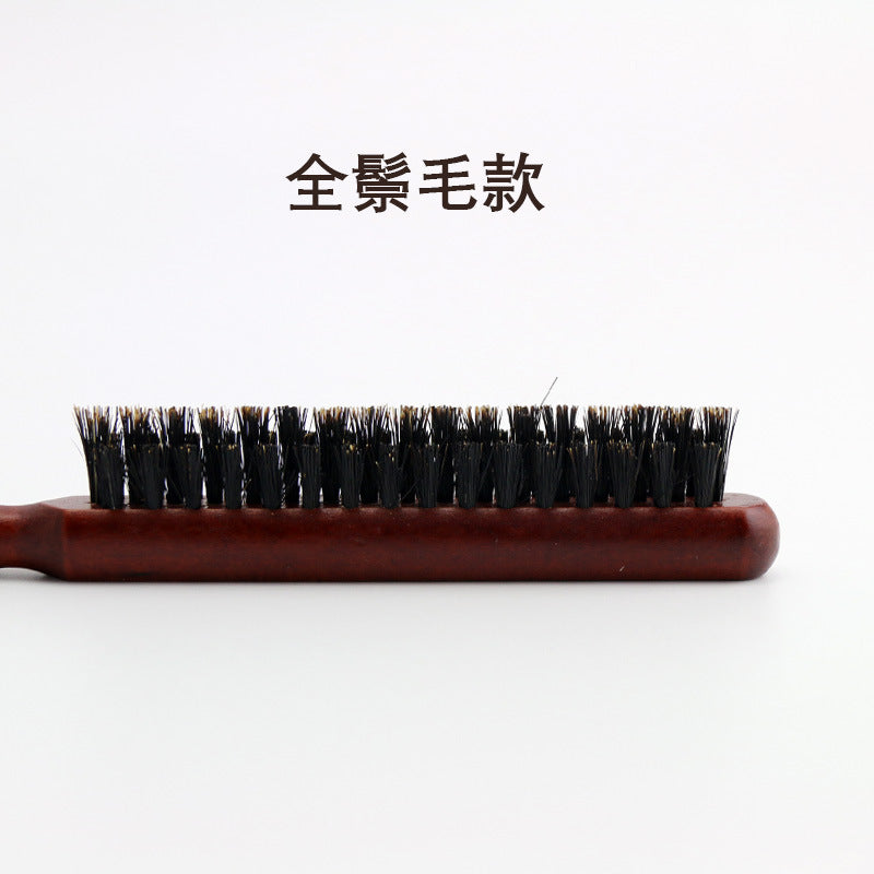 Cross-Border Boar Bristle Comb, Full Boar Bristle Comb, Three-Row Comb, Nylon Tooth Styling, Hair Comb, Hair Comb - image 5
