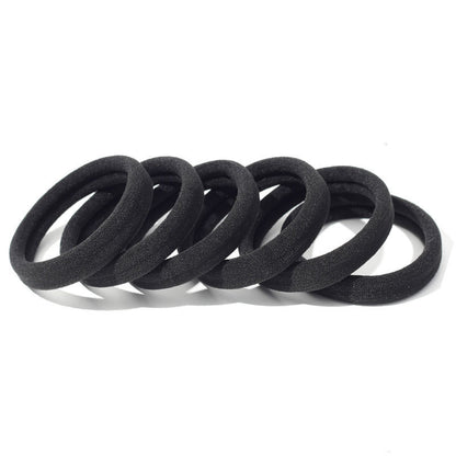 Single wholesale black hair rope hair ring female Korean version of high elastic hair rubber band high ponytail baby hair accessories - image 5