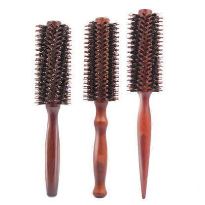 Factory in stock wholesale cost-effective cleaning curling comb bristle Lotus wood heat-resistant straight hair styling hairdressing comb - image 5