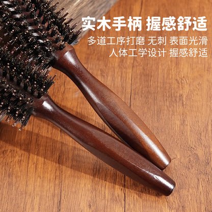 Factory spot Lotus Mane high temperature resistant curly hair comb purple fluffy shape roll comb a variety of hair comb - image 2