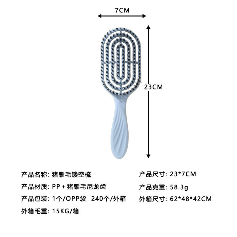 Mane Hair Comb Hairdressing Comb Curly Hair Styling Comb Fluffy Hair Scalp Massage Comb Women's Long Hair Mitigation Comb - image 3