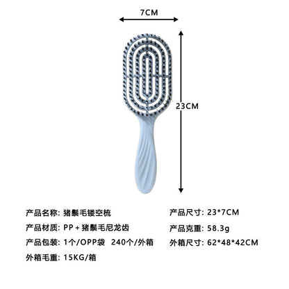 Mane Hair Comb Hairdressing Comb Curly Hair Styling Comb Fluffy Hair Scalp Massage Comb Women's Long Hair Mitigation Comb - image 3