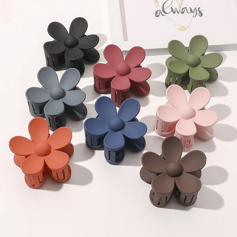 Qyue Spring and Summer Candy-Colored Hairpins Sweet Flower Grabber Hairpins Wholesale Fresh Hair Grabber Hairpins Hair Accessories - image 4