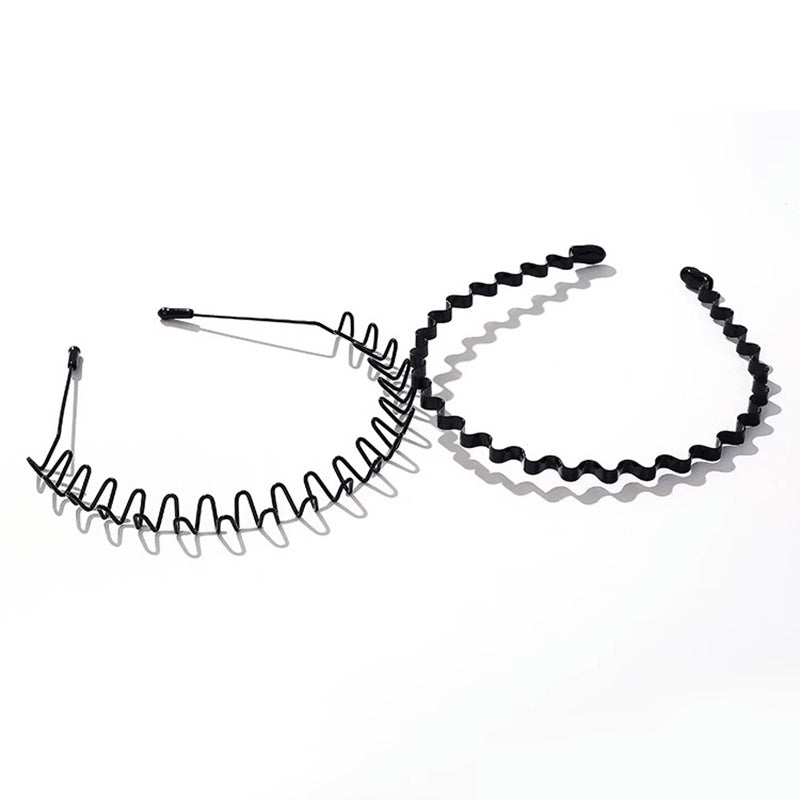 Men's Hair Hoop Invisible Head Shape Head Hoop Out Sports Non-Slip Hair Stamp Men's Pressed Hair Bundle Headdress Cave - image 5
