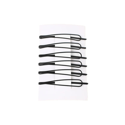 Black simple fixed broken hairpin bangs clip hair clip invisible hairpin short hair clip accessories for women - image 5