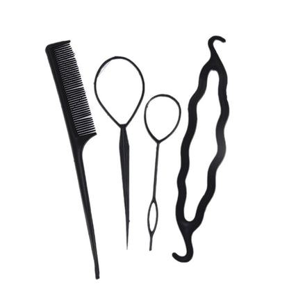 Cross-border hair accessories hair tools invisible hair curler suit lazy balls hair flower Brace shape hair pulling pin - image 5