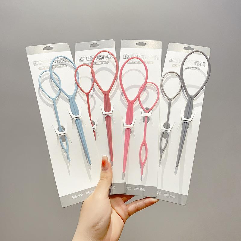 Children's Hair Braiding Tool Coil Hair Styling Artifact Pull Hair Needle Girls' Braid Hair Tie Wear Hair Pull-out Hair Tie Set - image 1