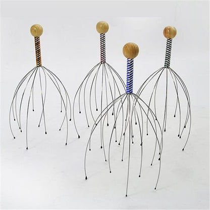 Steel wire head massager octopus scalp massage claw soul extractor/head grabber foreign trade hot sale - image 1