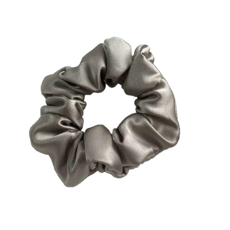 19 Momme Silk Hair Ties 3.5 Fashionable Girls' Ponytail Rings Holiday Gifts Mulberry Silk Hair Care Hair Rope Wholesale - image 5