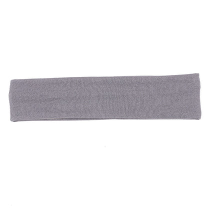 Solid Color Elastic Hair Band Women Wash Hair Band Simple Narrow Edge Sports Yoga Headband Wholesale - image 5