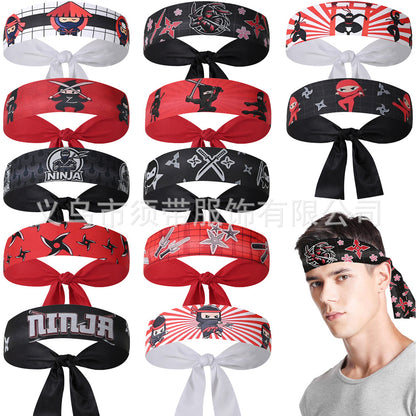 Amazon Student Kids Ninja Karate Samurai Headband Party Gift Decoration Birthday Theme Supplies Hair Band - image 2