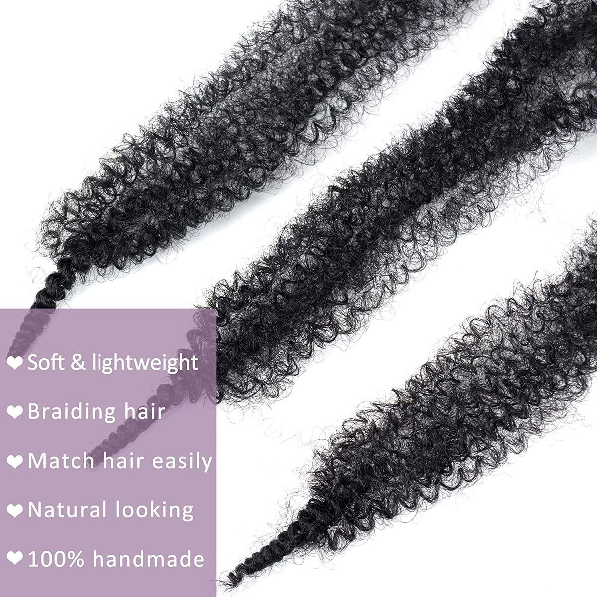 22 Inch Soft Springy Afro Twist Hair