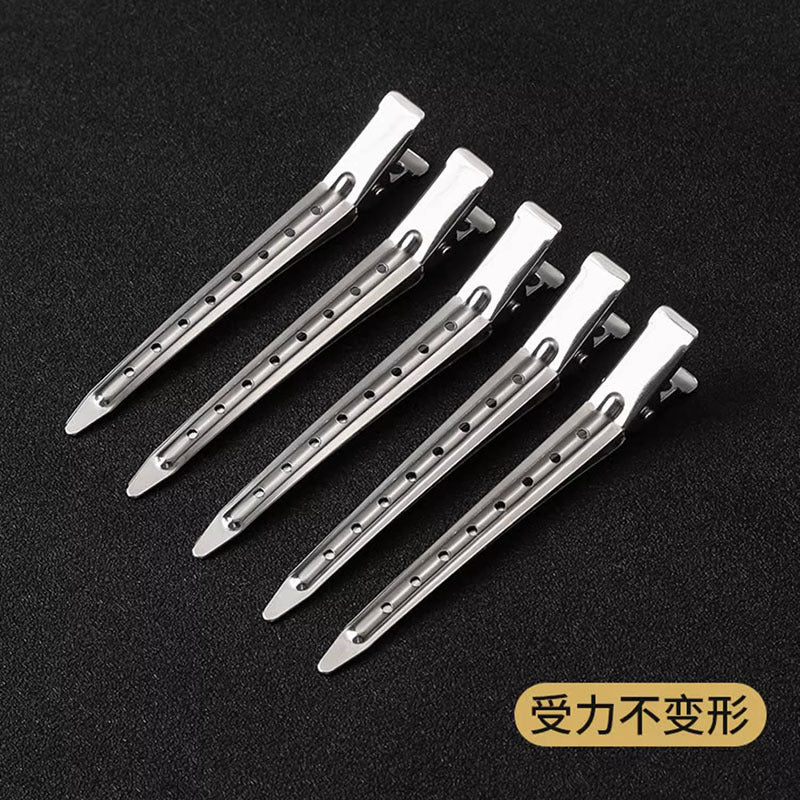 4.5 Styling Hairdressing Duckbill Clip Hand Push Corrugated Clip Partition Clip Hair Clip Hair Root Fluffy Clip Positioning Clip Perm and Dye Hair - image 3