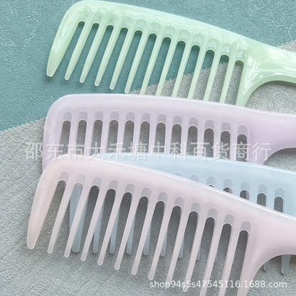 23cm large wide tooth perm comb cooked glue durable not easy to break cartoon printing comb home cute hair comb - image 3
