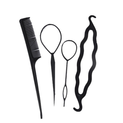 Cross-border hair accessories hair tools invisible hair curler suit lazy balls hair flower Brace shape hair pulling pin - image 5