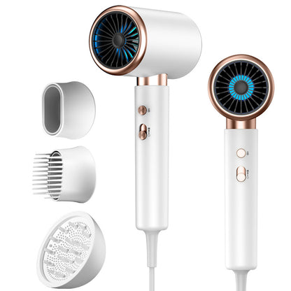 Cross-Border High-Speed Hair Dryer Hair Salon Home High-Power Negative Ion Wall-Mounted Hotel Leafless Hollow Hair Dryer - image 5
