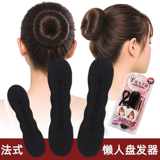 Ball head hair curler children's headdress girls dancing flower bud hair baby lazy hair updo artifact hairpin hair accessories - image 1