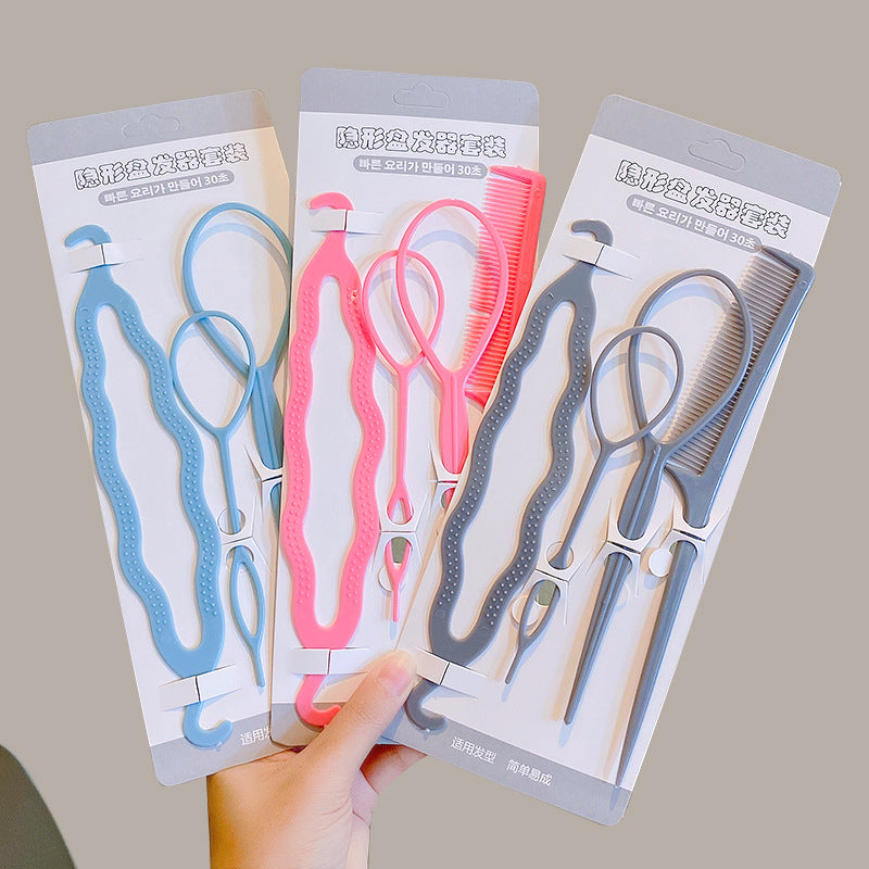 Children's updo artifact 2023 new hair puller hairpin little girl hair braiding tool hair puller hair accessories - image 1